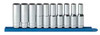 GEARWRENCH 10 pc. 1/2 Dr. 12 pt. Deep Metric Socket Set - KD80712