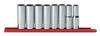 GEARWRENCH 8 pc. 1/2 Dr. 12 pt. Deep SAE Socket Set - KD80713