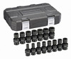 GEARWRENCH 15 Pc. 1/2" Drive 6 point Metric Universal Impact Socket - KD84939N