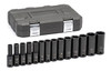 GEARWRENCH 14 Pc. 1/2" 6 pt Metric Deep Set - KD84955N