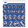 OTC 21 Pc Locknut Socket Display Board - OT9850