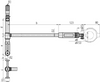 Mitutoyo Bore Gage with Micrometer Head, 600-800mm - 511-828