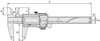 Mitutoyo Absolute Coolant Proof Electronic Caliper w/o Data Output, 0-150mm - 500-702-20