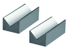 Precise 75 x 40 x 30mm Elongated Steel V-Block Set - 3406-1017