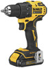 DeWALT 20V MAX Brushless Hammer Drill Kit ATOMIC Compact - DWDCD709C2