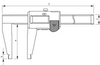 Mitutoyo ABSOLUTE Digimatic Caliper, 0-200mm - 550-301-20