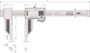 Mitutoyo Digimatic Carbon Fiber Caliper, Series 552, 0(20)-2000mm - 552-306-10