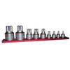 VIM Tools Stubby XZN Triple Square Drive Set on Mag Rail - VMXZNS1000