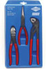 Knipex 3 Piece Pliers Set of Needle Alligator and Cutter Pliers - KX267488