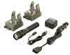 Streamlight HL Strion Black Dual Switch AC/DC  2 Holders Kit - SG74612