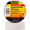 3M 3/4" x 66 ft. x 7 mil Gray Vinyl Electrical Tape Rubber Adhesive, 32 to 220°F, 1,250 V/mil, Series 35 7000006099 - 54041256