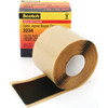3M 2" x 6 ft. x 60 mil Black Rubber Electrical Tape Rubber Adhesive, -22 to 220°F, 400 V/mil, Series 2234 7000006227 - 86012010