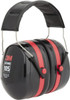 3M Over the Head Black & Red Earmuffs 30 NRR Rating 7000009665 - 09798331