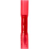 3M 22 to 18 AWG Compatible, Heat Shrink Fully Insulated, Crimp-On Butt Splice Terminal 2 Wire Entries, 1.2" OAL, Red 7000031842 - 73126096