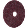 3M 5" Coarse Grade Aluminum Oxide Deburring Disc 7/8" Center Hole, Arbor Connection, Maroon, 10,000 Max RPM 7000046245 - 43349919