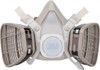 3M Size S, P95 NIOSH Filter Rating, Thermoplastic Elastomer, Half Mask Facepiece Respirator Assembly Protection from Organic Vapor, 4 Point Suspension 7000052079 - 04489878