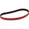 3M 1/2" Wide x 24" OAL, 50 Grit, Ceramic Abrasive Belt Ceramic, Coarse, Coated, YF Weighted Cloth Backing, Wet/Dry, Series 777F 7000118438 - 73218273