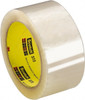 3M 2" x 110 Yd Clear Rubber Adhesive Sealing Tape Polypropylene Film Backing, 2.5 mil Thick, 60 Lb Tensile Strength, Series 373 7000123616 - 74811845