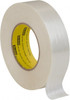 3M 3/4" x 60 Yd Clear Rubber Adhesive Packaging Tape Polyester Film Backing, 6 mil Thick, 380 Lb Tensile Strength, Series 898MSR 7000124637 - 78270709