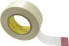 3M 2" x 60 Yd Clear Rubber Adhesive Packaging Tape Polypropylene Film Backing, 6.6 mil Thick, 380 Lb Tensile Strength, Series 898MSR 7000124638 - 04582896