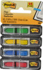 3M Self-Stick Page Flags, Style: Arrow, Color: Green, Yellow, Blue, and Red, Size: .5 x 1.7, PSC Code: 9905 7000126892 - 81386195