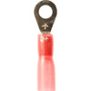 3M 22-18 AWG Partially Insulated Crimp Connection Circular Ring Terminal #8 Stud, 1" OAL x 0.31" Wide, Copper Contact 7000133395 - 73125817