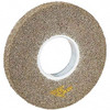3M 8" Diam, 1/2" Face Width, 3" Center Hole, Medium Grade, Aluminum Oxide Deburring Wheel Convolute, Hard Density 7 Grade, 4,500 RPM 7010300842 - 01175702
