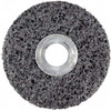 3M 3" Diam, 1" Face Width, 3/8" Center Hole, Very Coarse Grade, Silicon Carbide Deburring Wheel Unitized, Hard Density 7 Grade, 14,100 RPM 7010329032 - 01482090