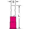 3M 22 to 18 AWG Crimp Bullet Connector Red Nylon Insulation 7010349632 - 72363872