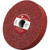 3M 6" Diam, 1" Face Width, 1" Center Hole, Coarse Grade, Aluminum Oxide Deburring Wheel Convolute, Soft Density 4 Grade, 6,000 RPM 7010365657 - 01261213