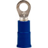 3M 12-10 AWG Partially Insulated Crimp Connection Circular Ring Terminal #10 Stud, 1.03" OAL x 0.38" Wide, Copper Contact 7010397380 - 77675601