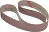 3M 1-1/2" Wide x 42" OAL, 120 Grit, Aluminum Oxide Abrasive Belt Aluminum Oxide, Fine, Coated, X Weighted Cloth Backing, Series 341D 7010516909 - 00376525