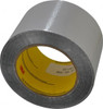 3M 55m x 3" x 4.6 mil Silver Aluminum Foil Tape Acrylic Adhesive, 30 Lb Tensile Strength, -65.2 to 300°F, Series 425 7100053644 - 31989759