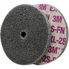 3M 5" Diam, 1/4" Face Width, 1/4" Center Hole, Fine Grade, Silicon Carbide Deburring Wheel Unitized, Soft Density 2 Grade, 6,000 RPM 7100111508 - 09830159