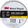 3M 50 Yd x 2" x 2.7 mil Silver Aluminum Foil Tape Acrylic Adhesive, 10 Lb Tensile Strength, -30 to 260°F, Series 3381 7100141702 - 43422971