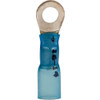 3M 16-14 AWG Partially Insulated Crimp Connection Circular Ring Terminal #6 Stud, Copper Contact 7100164987 - 88091004
