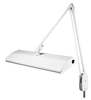 Dazor White 43" Fluorescent Pivot Base Task Lamp - 125C3-WH-FSB