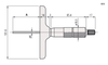 Mitutoyo Depth Micrometer Series 129, Range: 0-100mm - 129-111