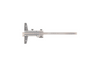 Mitutoyo Vernier Depth Gage, Hook Type w/Fine Adjustment, 0-200mm - 527-412