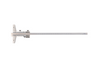 Mitutoyo Vernier Depth Gage, Hook Type w/Fine Adjustment, 0-300mm - 527-413