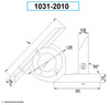Dasqua 0-360 Degree Universal Dial Protractor - 1031-2010
