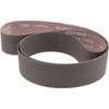 Norton 2" Wide x 72" OAL, 100 Grit, Aluminum Oxide Abrasive Belt Aluminum Oxide, Fine, Coated, X Weighted Cloth Backing, Series R228 78072723235 - 83191692