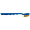 Osborn 3 Rows x 7 Columns Stainless Steel Scratch Brush 7-1/4" OAL, 7/16" Trim Length, Plastic Toothbrush Handle 0008311100 - 53519559