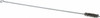 Made in USA 2" Long x 1/2" Diam Stainless Steel Twisted Wire Bristle Brush Double Spiral, 18" OAL, 0.004" Wire Diam, 0.162" Shank Diam 09-220818 - 03716552