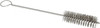 PRO-SOURCE 3" Long x 1" Diam Stainless Steel Twisted Wire Bristle Brush Single Spiral, 10" OAL, 0.008" Wire Diam, 0.162" Shank Diam 05148 - 03715976