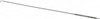 Schaefer Brush 3" Long x 1/4" Diam Stainless Steel Long Handle Wire Tube Brush Single Spiral, 15" OAL, 0.005" Wire Diam, 0.13" Shank Diam 14402 - 09395229