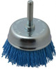 Value Collection 2" Diam 1/4" Threaded Arbor Nylon Fill Cup Brush Straight Wire, 4,500 Max RPM 3605006555-1 - 82410408