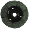 Osborn 9" 120 Grit Silicon Carbide Crimped Disc Brush Fine Grade, Plain Hole Connector, 1-1/2" Trim Length, 3/4" Shank Diam, 7/8" Arbor Hole 0004705900 - 41859133