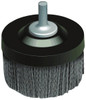 Osborn 2-1/2" 120 Grit Silicon Carbide Straight Disc Brush Fine Grade, Quick Change Connector, 1-3/8" Trim Length, 1/4" Shank Diam 0004726300 - 41859521