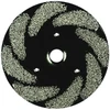 Osborn 10" 80 Grit Silicon Carbide Crimped Disc Brush Medium Grade, Plain Hole Connector, 1-1/2" Trim Length, 3/4" Shank Diam, 7/8" Arbor Hole 0004712300 - 41860008